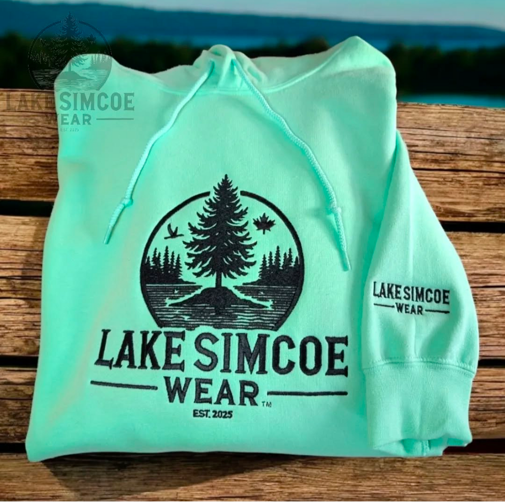 Lake Simcoe Wear Classic Hoodie Mint Green
