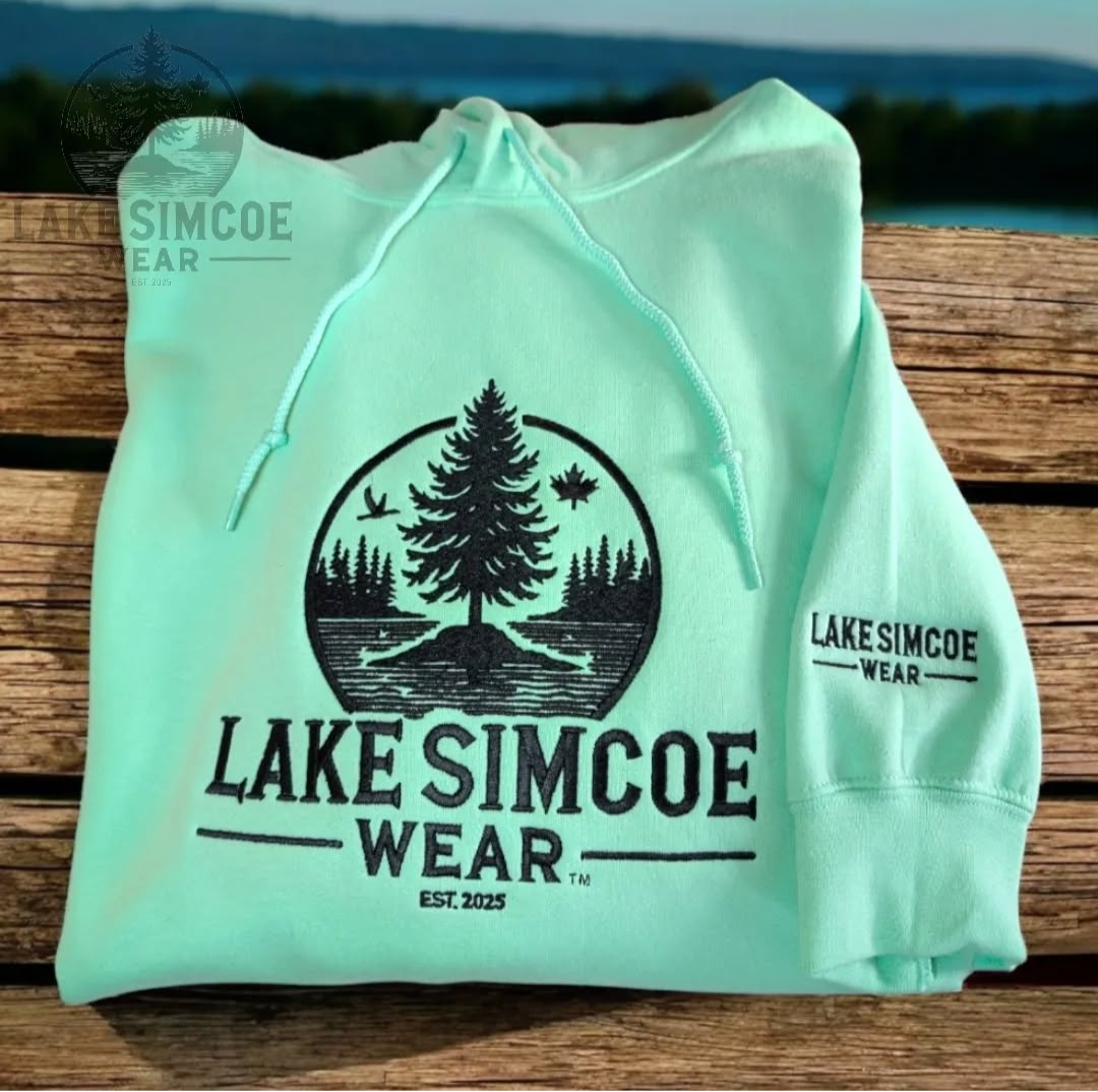 Lake Simcoe Wear Classic Hoodie Mint Green