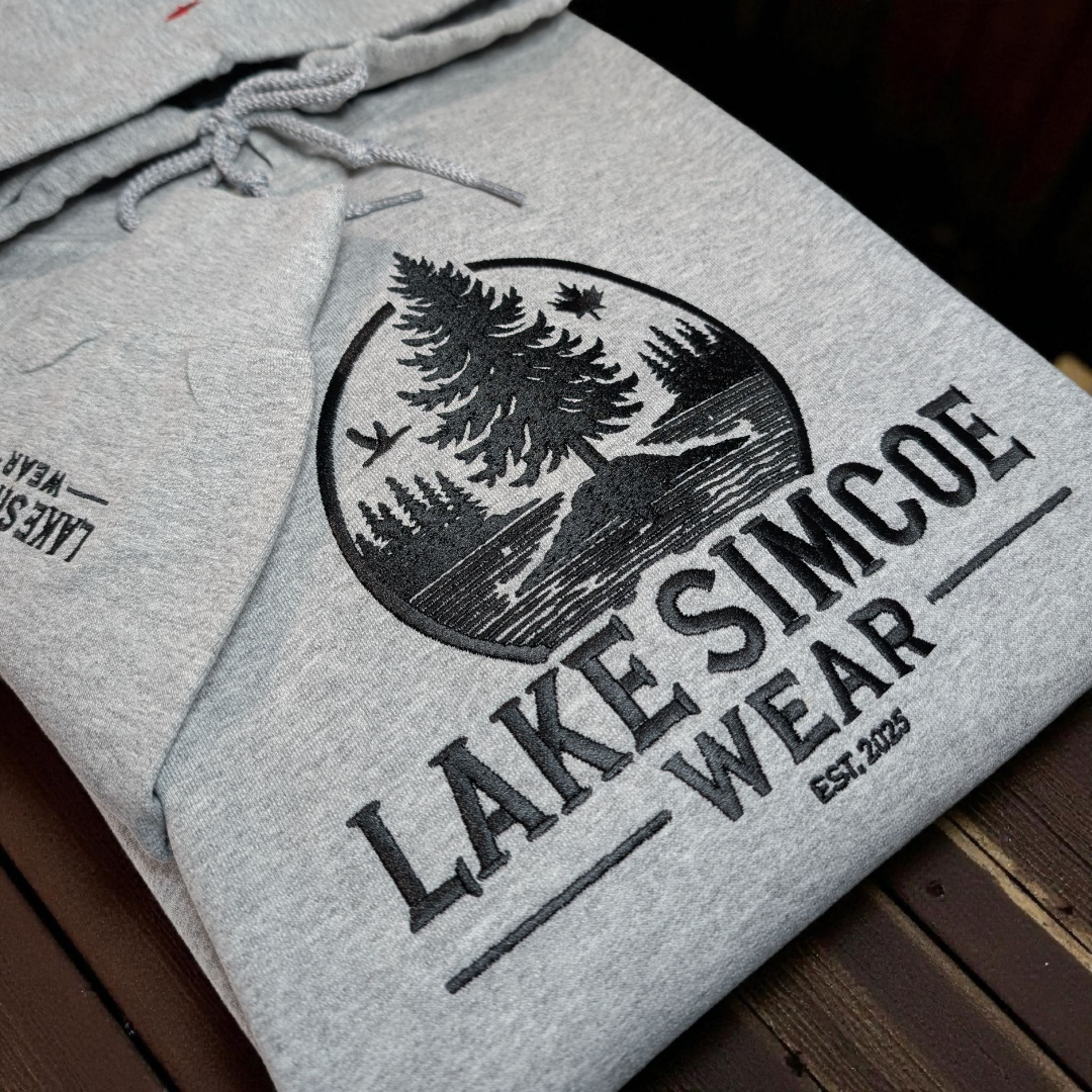 Lake Simcoe Wear Classic Hoodie Sport Grey