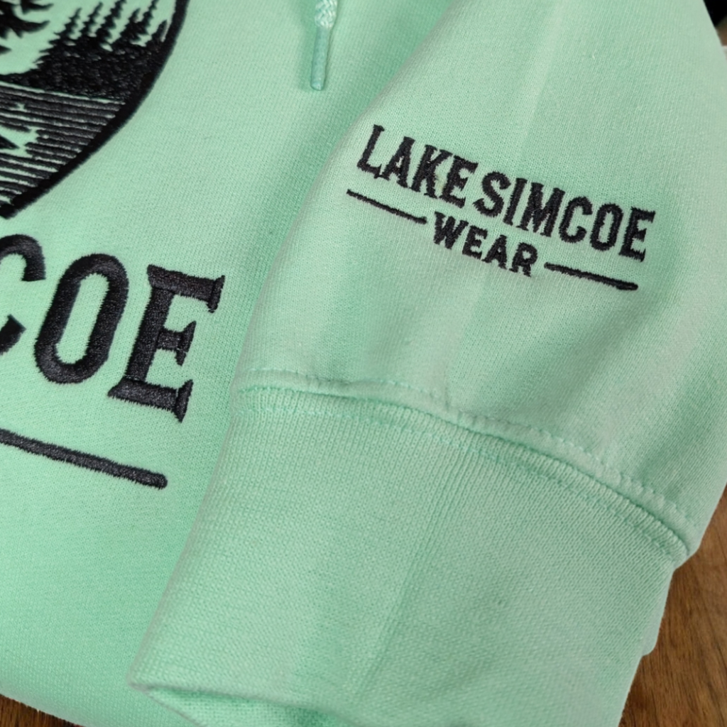 Lake Simcoe Wear Classic Hoodie Mint Green