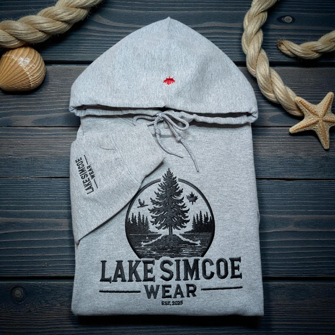 Lake Simcoe Wear Classic Hoodie Sport Grey